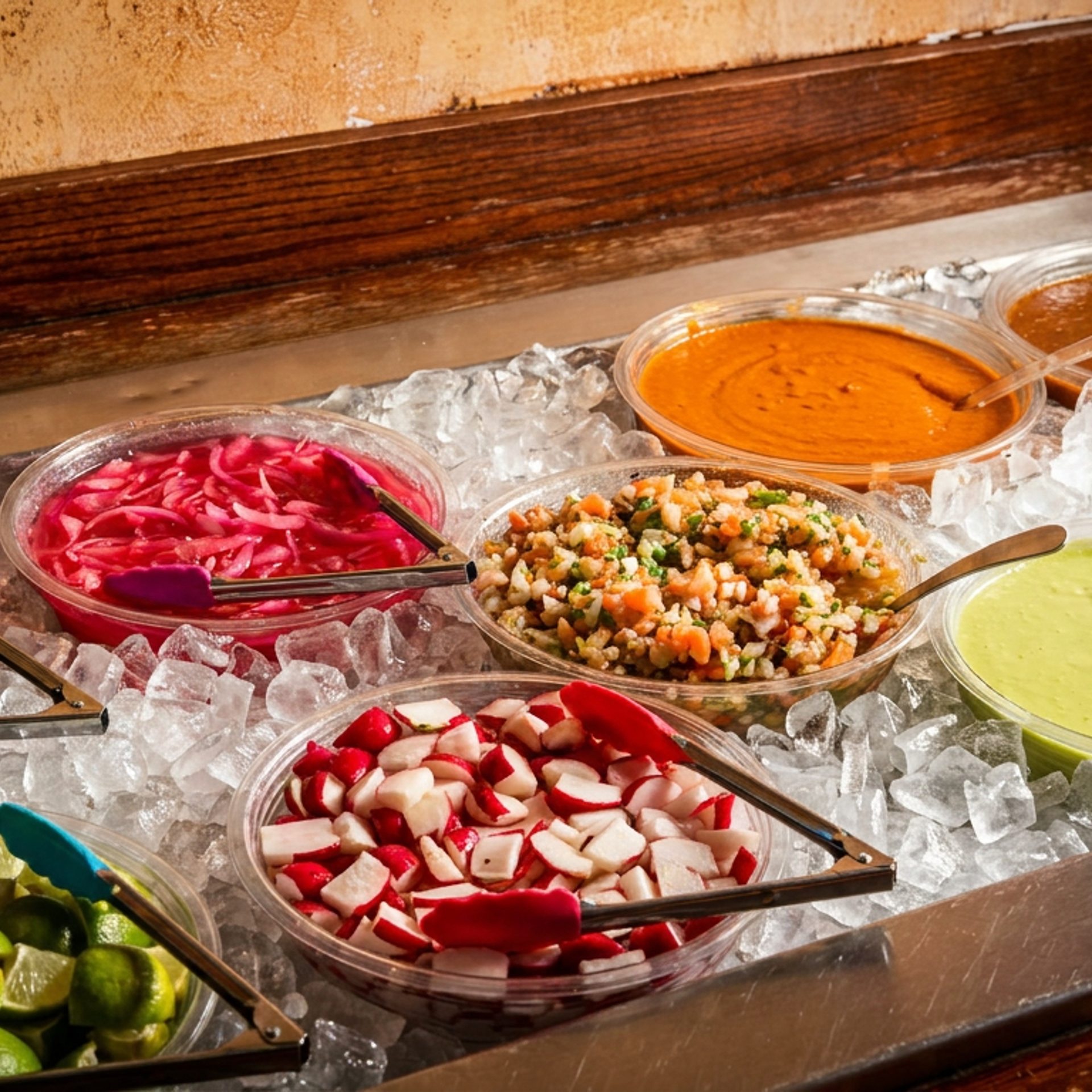 Salsa bar — help yourself
