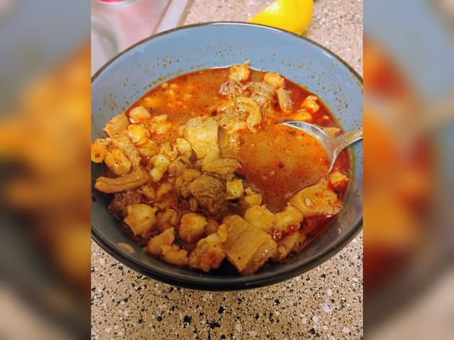 Menudo (Beef Tripe Soup) — Weekends Only.