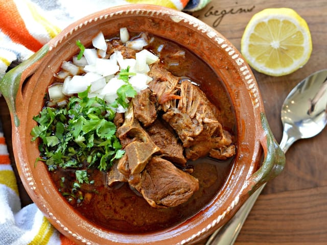 Birria Consome (Beef Broth, 8 oz).
