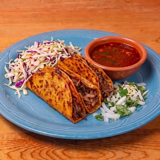 Birria Tacos (3) con/Consome