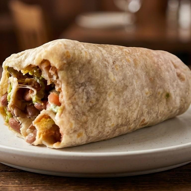 Super Veggie Burrito.