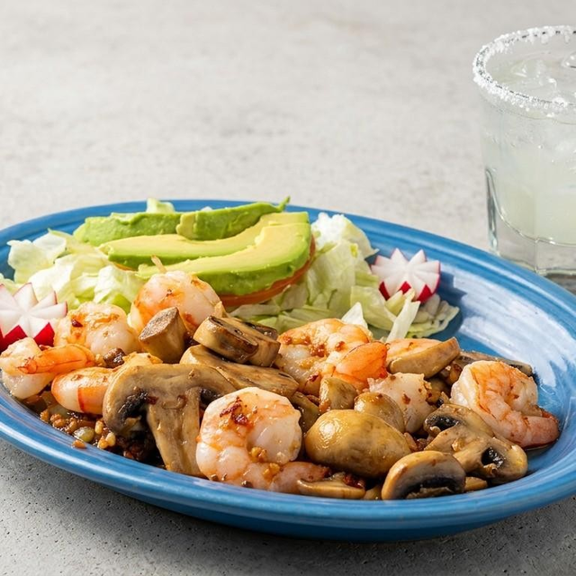 Camarones Al Mojo De Ajo.